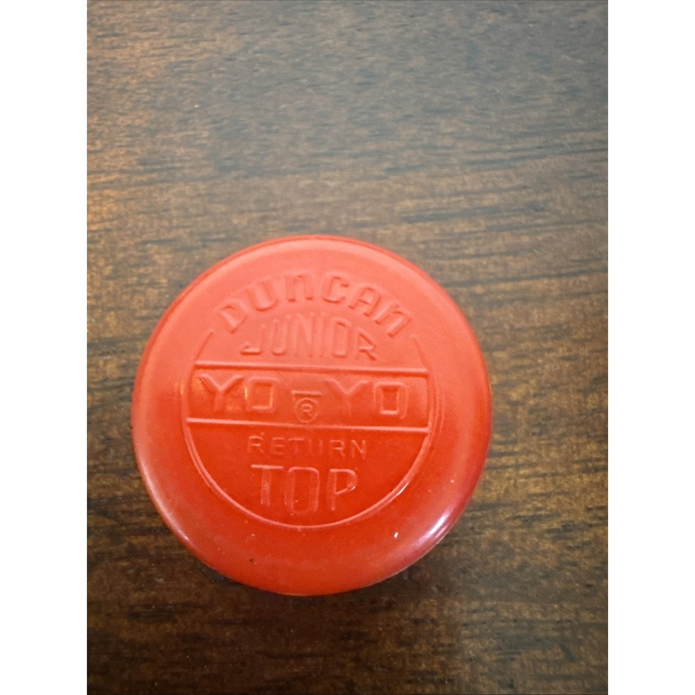 Original Duncan Junior Yo-Yo Return Tops From Post Cereal Prizes Red Blue *Read*